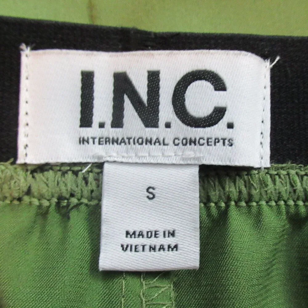 INC Men's 1-Pack Boxer Shorts Underwear, Olive Green, Small